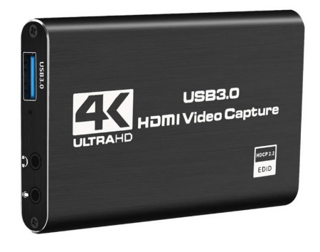 Карта видеозахвата USB3.0 - HDMI 4K, ver.06, черный