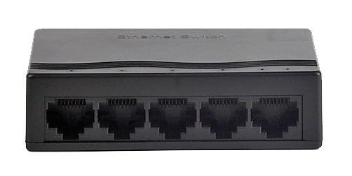 Сетевой хаб - коммутатор LAN - разветвитель RJ45 на 5 портов 10/100 Мбит/с, черный Сетевой хаб - коммутатор LAN - разветвитель RJ45 на 5 портов 10/100 Мбит/с, черный