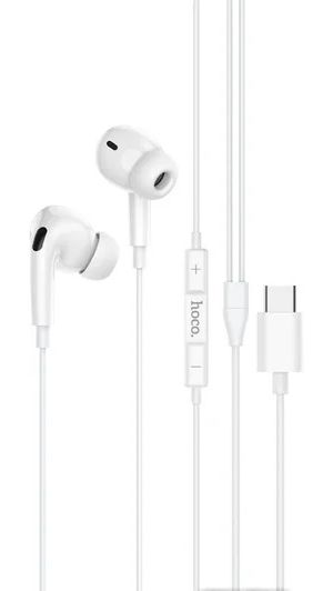 Наушники с микрофоном HOCO M101 Pro, Type-C, белый Наушники с микрофоном HOCO M101 Pro, Type-C, белый