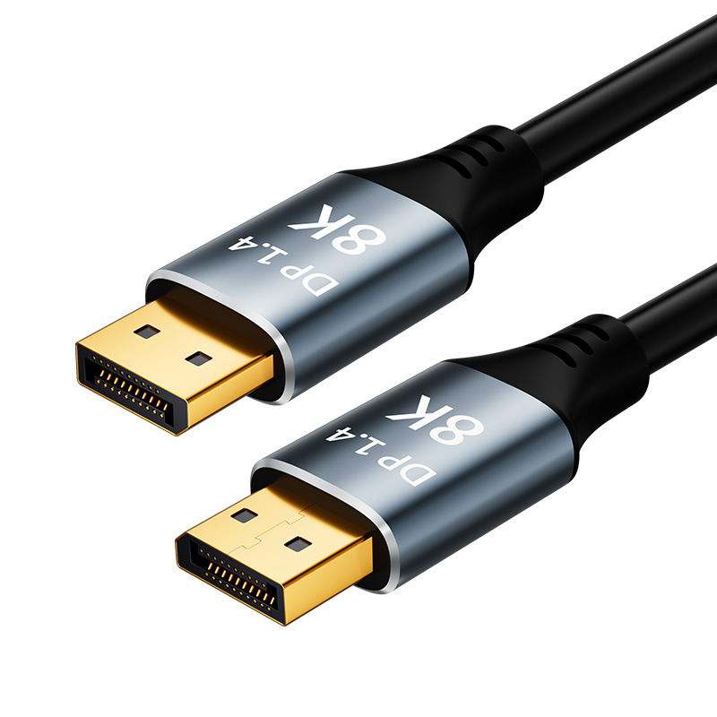 Кабель DisplayPort v1.4 (DP1.4) -8K 60Гц / 4K 144Гц / 2K 165Гц, поддержка HDR, 32.4 Гбит/с, 1 метр