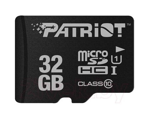 Карта памяти MicroSDHC 32Gb Patriot LX (PSF32GMDC10), класс 10 Карта памяти MicroSDHC 32Gb Patriot LX (PSF32GMDC10), класс 10