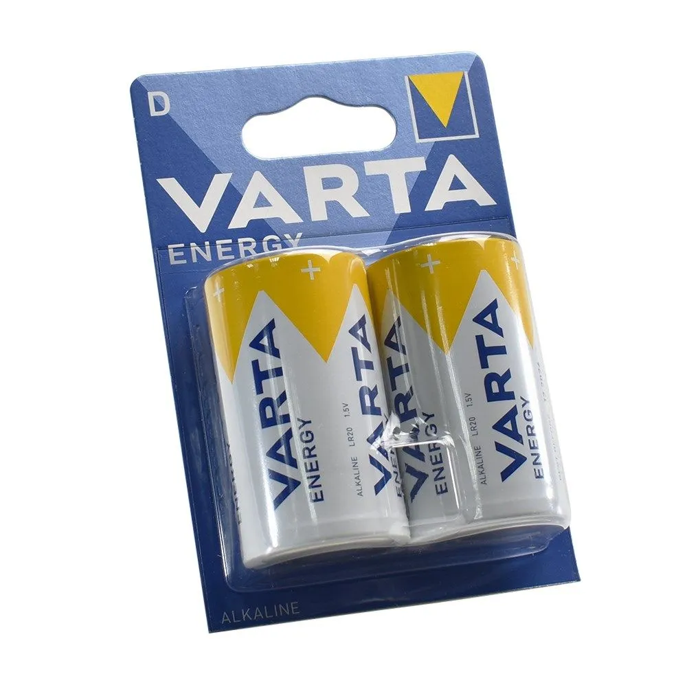 Батарейка - элемент питания VARTA Energy LR20/D/BP2 (бочка)
