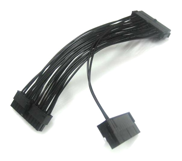 Синхронизатор двух блоков питания, проводной, 20 см, черный Синхронизатор двух блоков питания, проводной, 20 см, черный