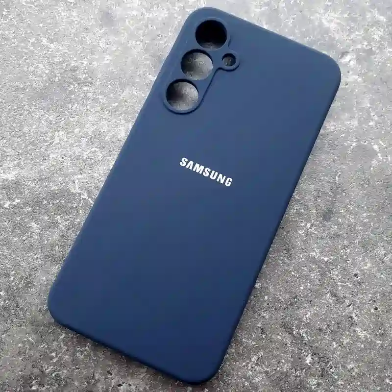 Чехол - бампер для SAMSUNG A55, Bingo Silicone Case, темно-синий