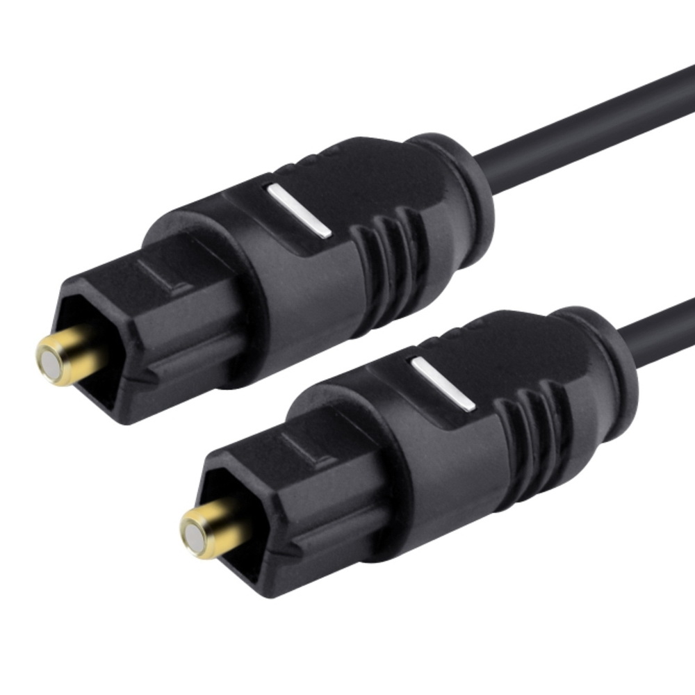 Кабель оптический (Toslink/SPDIF), 1 метр, черный Кабель оптический (Toslink/SPDIF), 1 метр, черный