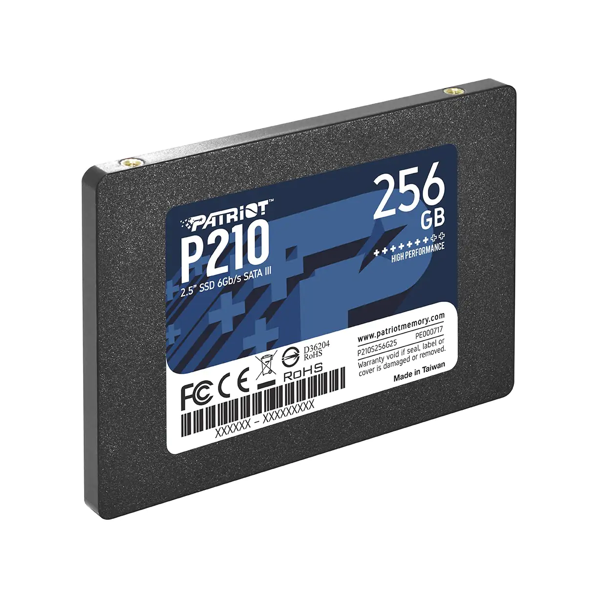 Жесткий диск Patriot P210 256GB P210S256G25 (2,5", SATA 3.0, 3D TLC NAND) Жесткий диск Patriot P210 256GB P210S256G25 (2,5", SATA 3.0, 3D TLC NAND)