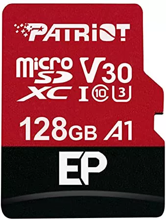 Карта памяти Micro SDXC 128GB Patriot EP (PEF128GEP31MCX) A1, V30, UHS-1, U3 Карта памяти Micro SDXC 128GB Patriot EP (PEF128GEP31MCX) A1, V30, UHS-1, U3