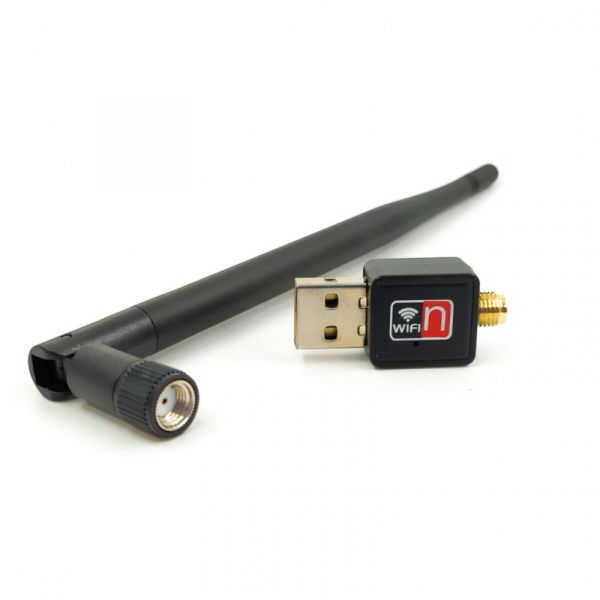 Адаптер - беспроводной WiFi-приемник USB2.0, длинная антенна, до 600 Мбит/с, 2.4GHz Адаптер - беспроводной WiFi-приемник USB2.0, длинная антенна, до 600 Мбит/с, 2.4GHz