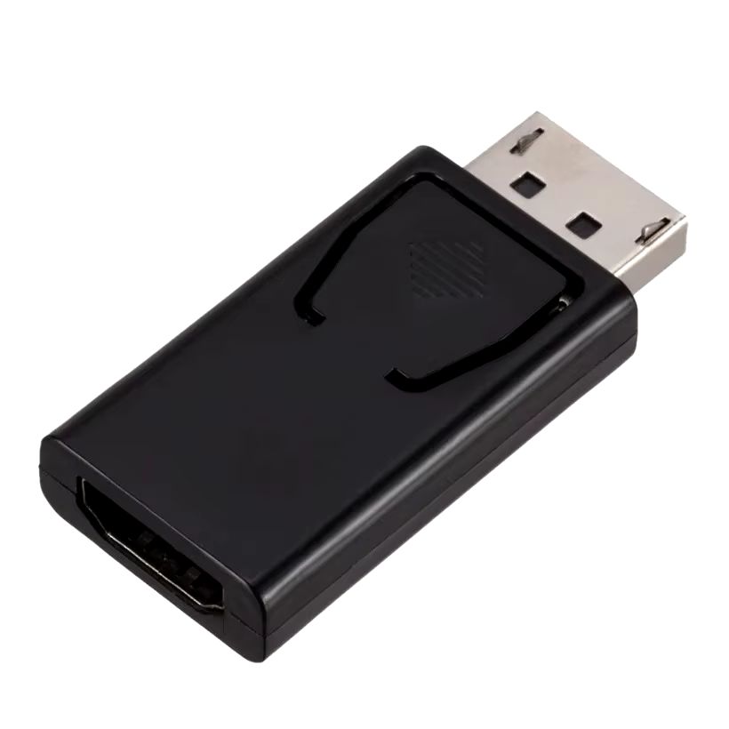 Адаптер - переходник DisplayPort - HDMI 1080p mini, черный Адаптер - переходник DisplayPort - HDMI 1080p mini, черный