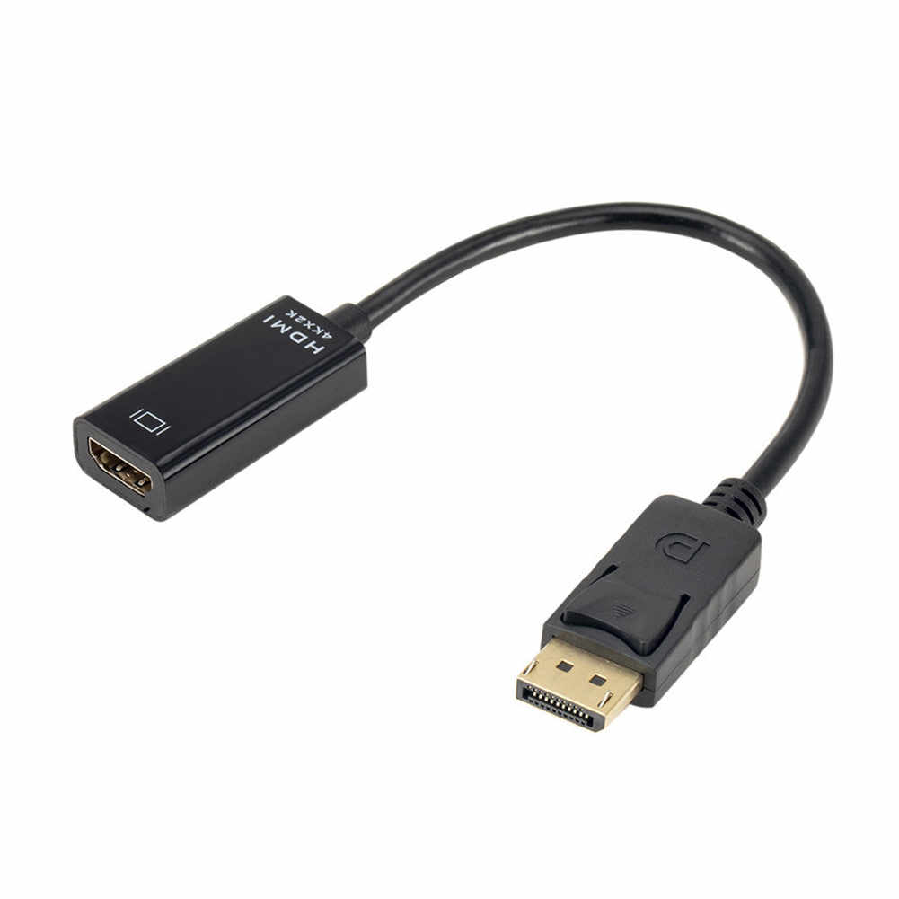 Адаптер - переходник DisplayPort - HDMI 4K, черный Адаптер - переходник DisplayPort - HDMI 4K, черный