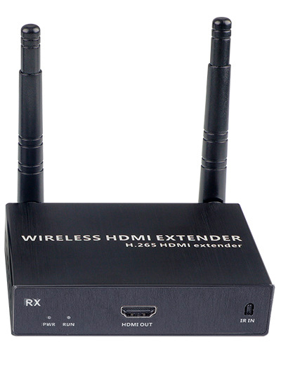 Приемник удлинителя сигнала HDMI по Wi-Fi до 100 метров, активный, FullHD 1080p, черный Приемник удлинителя сигнала HDMI по Wi-Fi до 100 метров, активный, FullHD 1080p, черный