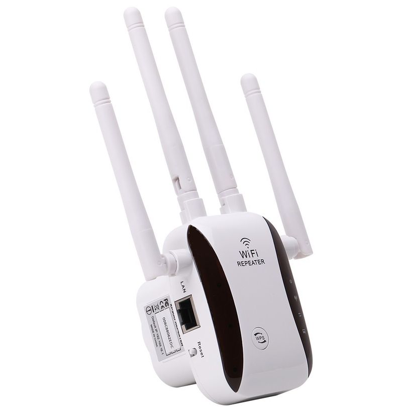 Адаптер - репитер, повторитель, усилитель Wi-Fi сигнала ver.03, до 300 Мбит/с, 4 антенны, белый Адаптер - репитер, повторитель, усилитель Wi-Fi сигнала ver.03, до 300 Мбит/с, 4 антенны, белый