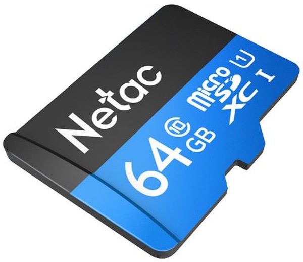 Карта памяти MicroSDXC 64GB Netac P500 (NT02P500STN-064G-S), класс 10 Карта памяти MicroSDXC 64GB Netac P500 (NT02P500STN-064G-S), класс 10
