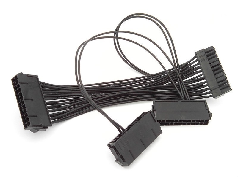 Синхронизатор трех блоков питания, проводной, 20 см, черный Синхронизатор трех блоков питания, проводной, 20 см, черный