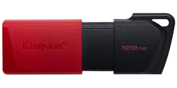 Флешка 128GB Kingston DataTraveler Exodia M, USB 3.2, черно-красный