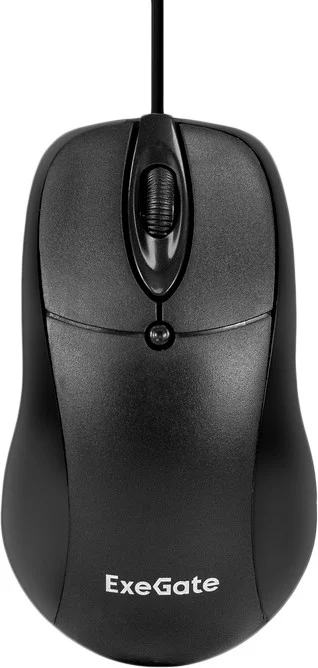 Мышь проводная оптическая ExeGate Professional Standard B100L, 1000dpi, 3D, 3 кн. 1кол, 2м, черный Мышь проводная оптическая ExeGate Professional Standard B100L, 1000dpi, 3D, 3 кн. 1кол, 2м, черный