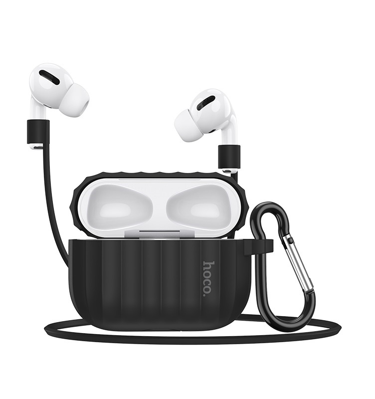 Чехол HOCO WB20 для наушников Aps Pro силиконовый, черный Чехол HOCO WB20 для наушников Aps Pro силиконовый, черный