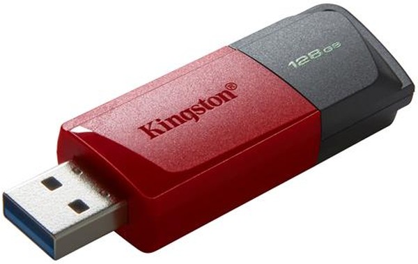 Флешка 128GB Kingston DataTraveler Exodia M, USB 3.2, черно-красный