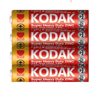 Батарейка - элемент питания Kodak Super Heavy Duty ZINC AAA/R03/4S