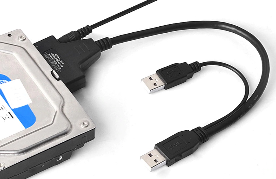 Адаптер - переходник - кабель SATA - 2x USB2.0 для жесткого диска SSD .