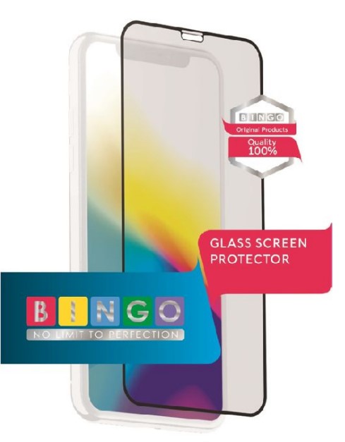 Защитное стекло Bingo Full Silkprint для APPLE iPhone X/XS/11 Pro, черное