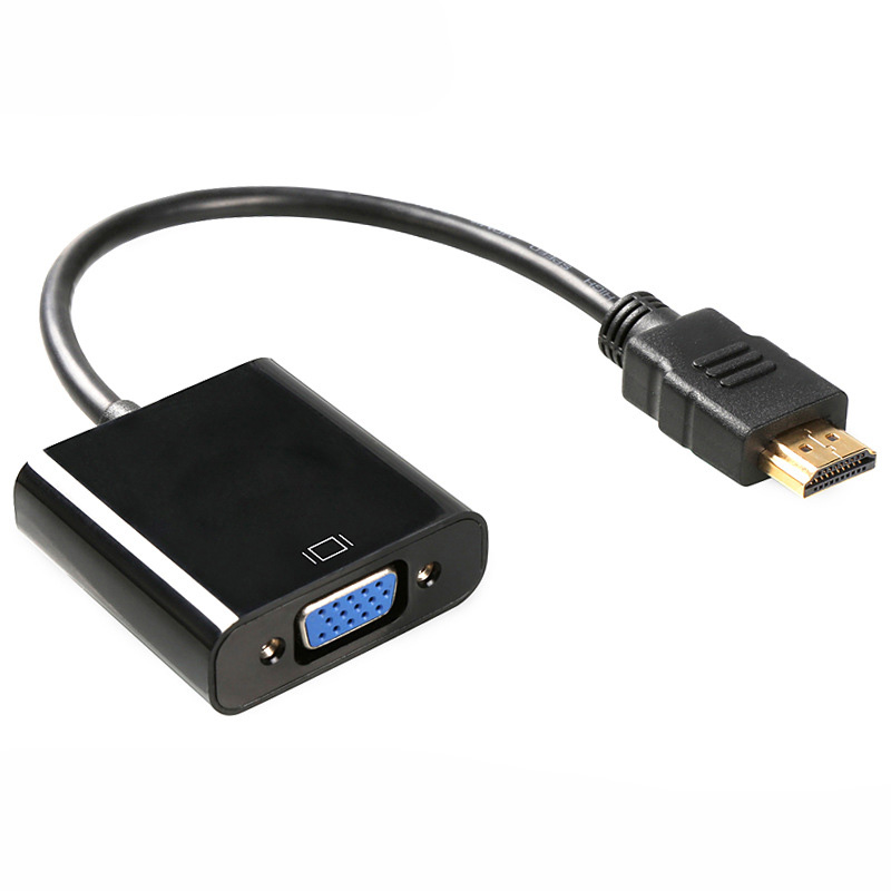 Адаптер - переходник HDMI - VGA, черный Адаптер - переходник HDMI - VGA, черный