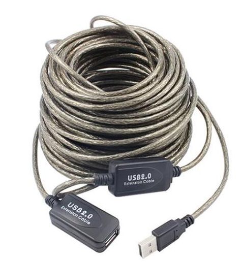 Кабель USB2.0 с усилителем, папа-мама, 30 метров Кабель USB2.0 с усилителем, папа-мама, 30 метров