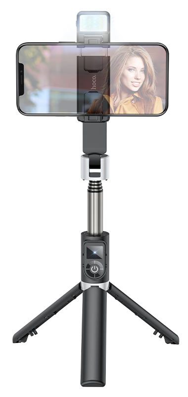 Монопод телескопический - беспроводная селфи палка HOCO K16, черный