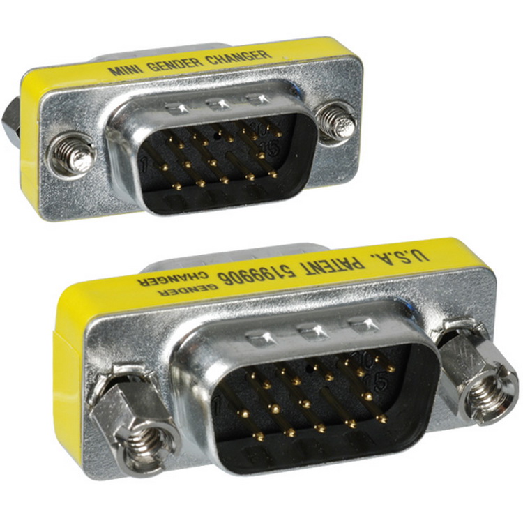 Адаптер - переходник VGA - VGA, папа-папа Адаптер - переходник VGA - VGA, папа-папа