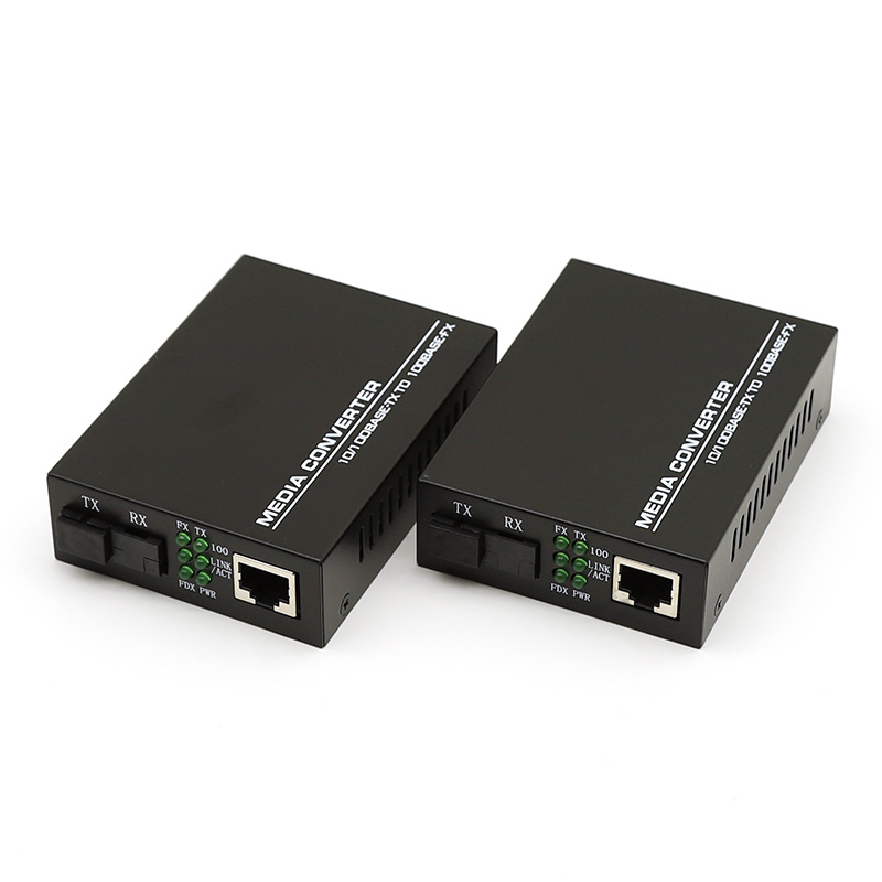 Медиаконвертер - удлинитель - коммутатор оптический 1xRJ45 10/100MB - 1xSC до 20км одномодовый одноволоконный, комплект Медиаконвертер - удлинитель - коммутатор оптический 1xRJ45 10/100MB - 1xSC до 20км одномодовый одноволоконный, комплект