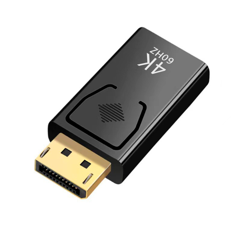 Адаптер - переходник DisplayPort - HDMI 4K 60Hz mini, черный Адаптер - переходник DisplayPort - HDMI 4K 60Hz mini, черный