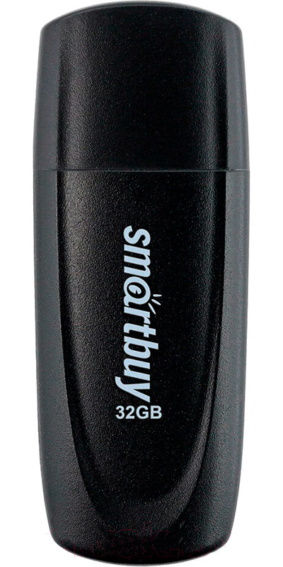 Флешка 32GB Smart Buy Scout, USB 2.0, черный Флешка 32GB Smart Buy Scout, USB 2.0, черный