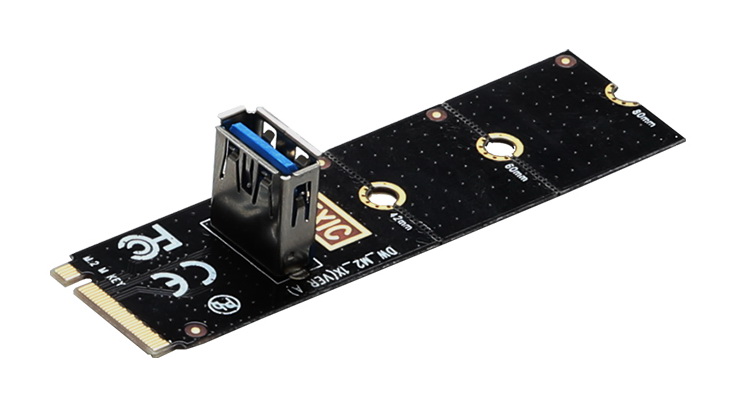 Адаптер - переходник M.2 - USB3.0, черный