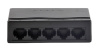 Сетевой хаб - коммутатор LAN - разветвитель RJ45 на 5 портов 10/100 Мбит/с, черный
