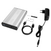Внешний корпус - бокс SATA - USB3.0 для жесткого диска SSD/HDD 3.5”, алюминий, серебро