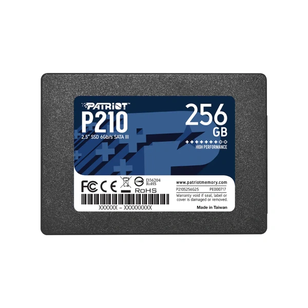 Жесткий диск Patriot P210 256GB P210S256G25 (2,5", SATA 3.0, 3D TLC NAND) Жесткий диск Patriot P210 256GB P210S256G25 (2,5", SATA 3.0, 3D TLC NAND)