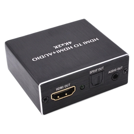 Адаптер - переходник HDMI - HDMI 4K - оптика (Toslink/SPDIF) - jack 3.5mm (AUX)