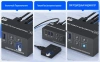 Адаптер – KVM-переключатель 4×2 DisplayPort v1.4 – 8K 60Гц / 4K 120Гц, USB3.0, алюминий