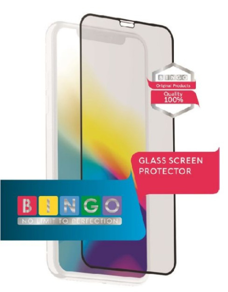 Защитное стекло Bingo Full Silkprint для XIAOMI Redmi A3/POCO C61, черное