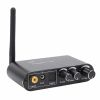 Аудио адаптер Hi-Fi T01 Bluetooth v5.1 приемник (RX) - оптика (Toslink/SPDIF) / AUX 3.5мм / USB, регулировка звука и тембра (treble/bass)