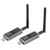 Приемник удлинителя сигнала HDMI v1.4 по Wi-Fi до 150 метров, FullHD 1080p, для проекторов / телевизоров / мониторов, алюминий