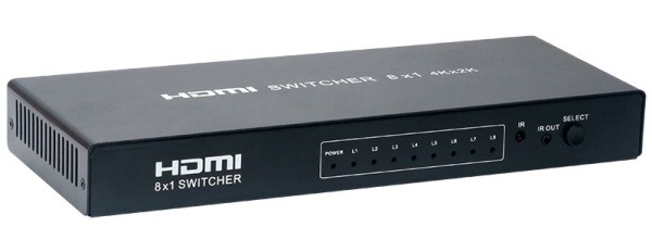 Переключатель - свитч HDMI 8x1, UHD 4K 30Hz Переключатель - свитч HDMI 8x1, UHD 4K 30Hz