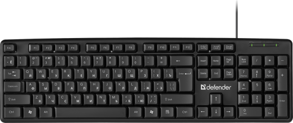 Клавиатура Defender Element HB-520, черный Клавиатура Defender Element HB-520, черный