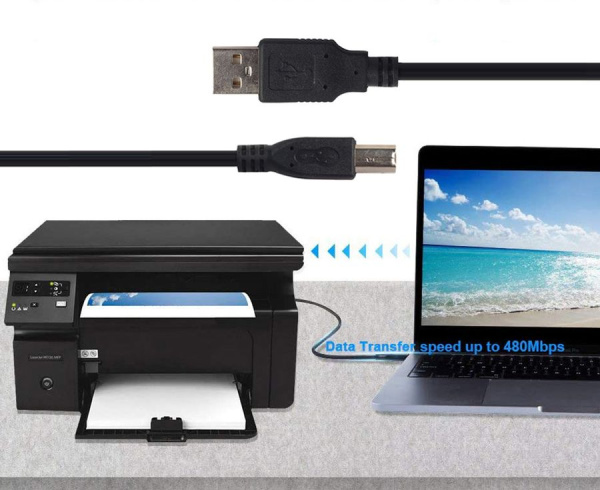Кабель USB2.0 - USB-B, папа-папа, с усилителем, 30 метров, черный Кабель USB2.0 - USB-B, папа-папа, с усилителем, 30 метров, черный