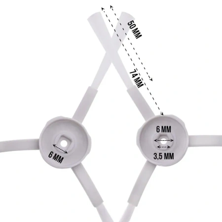 Боковые щетки для робота-пылесоса Xiaomi Mi Robot Vacuum-Mop Essential (SKV4136GL), 2 штуки