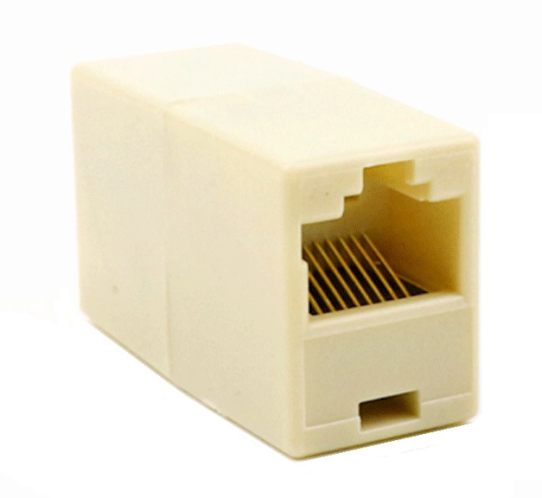 Адаптер - соединитель витой пары RJ45 (LAN) Адаптер - соединитель витой пары RJ45 (LAN)