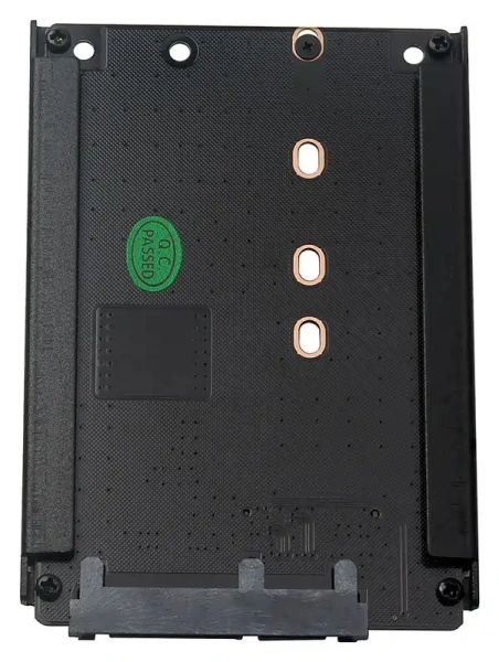 Адаптер - переходник SATA3.0 - M.2 для ПК, черный Адаптер - переходник SATA3.0 - M.2 для ПК, черный