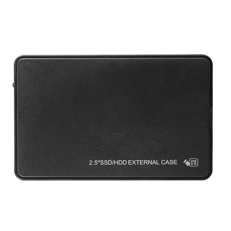 Внешний корпус - бокс SATA - MiniUSB - USB3.0 для жесткого диска SSD/HDD 2.5”, черный