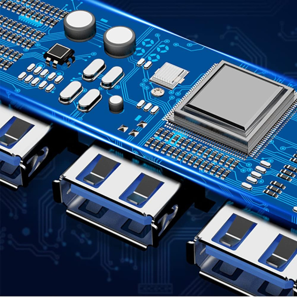 Адаптер - хаб USB3.1 Type-C/USB3.0 Type-A на USB3.0 - 3x USB2.0, серебро Адаптер - хаб USB3.1 Type-C/USB3.0 Type-A на USB3.0 - 3x USB2.0, серебро