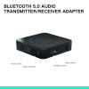 Беспроводной аудио адаптер Bluetooth v5.0 RX/TX приемник-передатчик KN326, громкая связь, черный